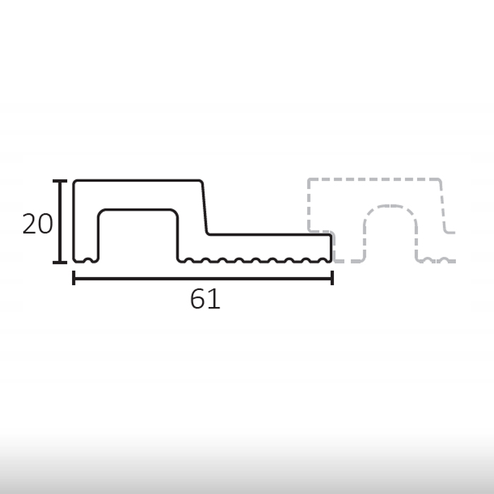 Latte de finition latérale XPS - 002