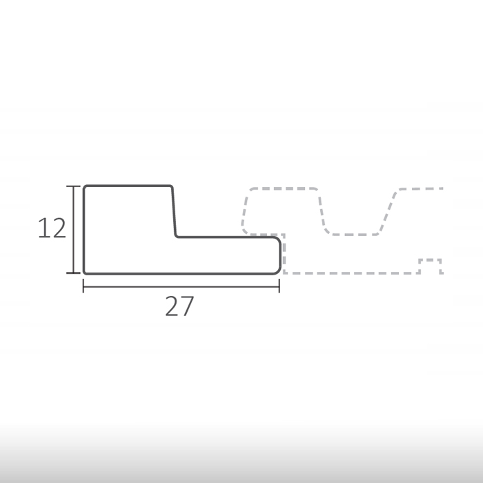 Latte de finition à languette XPS - 007